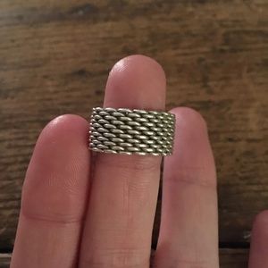 Tiffany Silver Mesh Ring